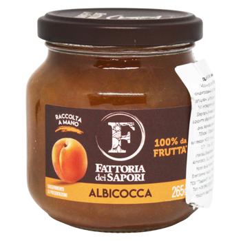 Fattoria dei Sapori Apricot Jam 265g - buy, prices for COSMOS - photo 1