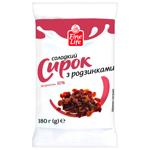 Fine Life Sweet Cottage Cheese with Raisins 10% 180g