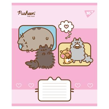 Зошит Yes Pusheen Candy лінія 12 аркушів в асортименті - купити, ціни на - фото 4