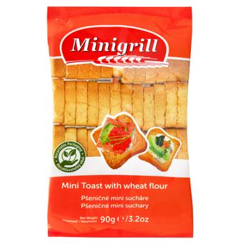 Тосты Minigrill пшеничные 90г - купить, цены на КОСМОС - фото 1