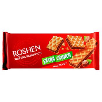 Вафли Roshen Wafers Sandwich Crunch орех 142г