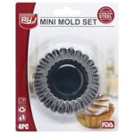 Metal Muffin Pan 4pcs 7.4cm