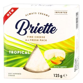 Сир Briette Tropical 60% 125г - купити, ціни на КОСМОС - фото 1
