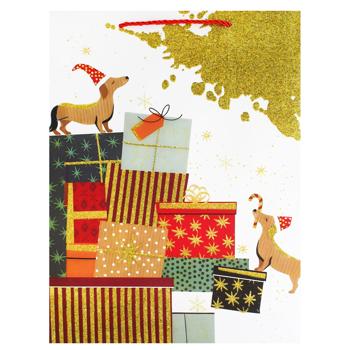 Пакет подарочный Greenwich 40х30х12см в ассортименте - купить, цены на NOVUS - фото 4