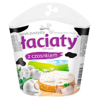 Крем-сир збитий Laciaty з часником 150г