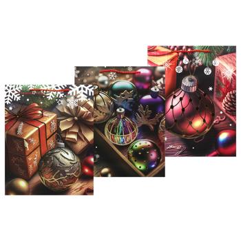 Angel Gifts New Year's Paper Bag 26*32*10cm - buy, prices for MegaMarket - photo 1