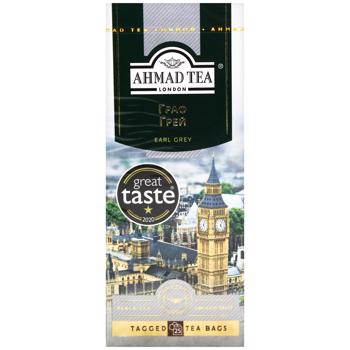 Чай черный Ahmad Tea Earl Grey 2г*25шт - купить, цены на Идеал - фото 3