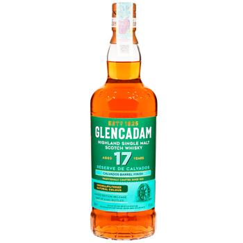Віскі Glencadam Reserve de Calvados Calvados Barrel Finish 17 років 46% 0,7л Віскі Glencadam Reserve de Calvados Calvados Barrel Finish 17 років 46% 0,7л - купити, ціни на - фото 1