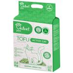 Velvet Paw TOFU Active Cat наповнювач для котячого туалету 6 л - матча та зелений чай