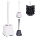 Silicone Toilet Brush + Glass