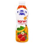 Йогурт Волошкове Поле Клубника-банан 750г