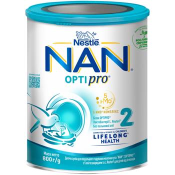 NESTLÉ® NAN® OPTIPRO® 2 Dry Milk Mixture for Children from 6 Months 800g - buy, prices for NOVUS - photo 1