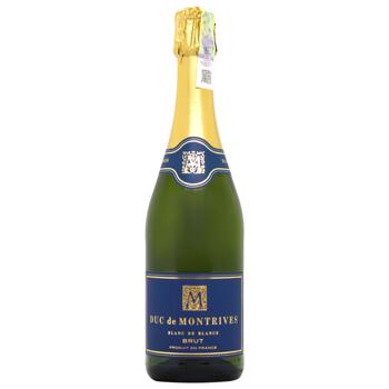 Duc de Montrives Blanc de Blancs Brut Dry White Sparkling Wine 11% 0.7l - buy, prices for MegaMarket - photo 1