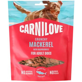 Ласощі для собак Carnilove Crunchy Snack зі скумбрією та малиною 200г - купити, ціни на MasterZoo - фото 1