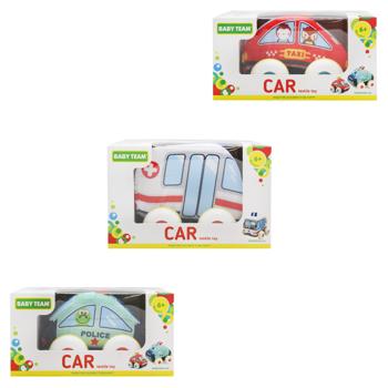 Baby Team Textile Car Toy in Assortment