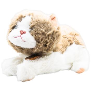Cat Tommy White and Beige Soft Toy 30cm - buy, prices for ULTRAMARKET - photo 1