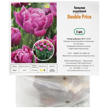 Тюльпан подвійний Double Price 3шт - купить, цены на Auchan - фото 1