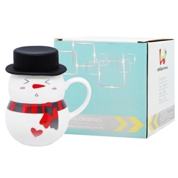 Snowman Ceramic Cup 350ml - buy, prices for ULTRAMARKET - photo 2