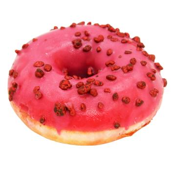 Донат с вишневой начинкой 70г - купить, цены на NOVUS - фото 1