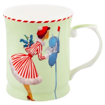 Кружка Lefard Miss Christmas 400мл - купить, цены на МегаМаркет - фото 1