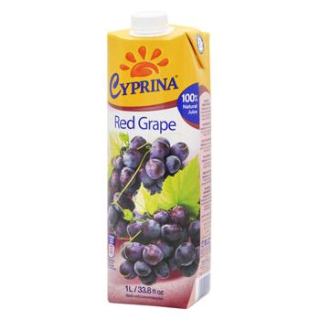 Cyprina Red Grape Juice 1l