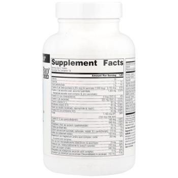 Мультивітаміни, Elan Vital Multiple, Source Naturals, 90 таблеток - купити, ціни на Біотус - фото 2