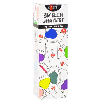 Santi Yellow Sketch Marker SM-05 - buy, prices for Auchan - photo 3