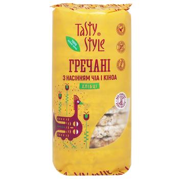 Tasty Style Buckwheat Crackers with Chia and Quinoa 100g - buy, prices for COSMOS - photo 1