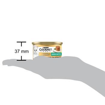 Gourmet Gold Tender Chunks Wet Food with Turkey and Spinach for Adult Cats 85g - buy, prices for MasterZoo - photo 4