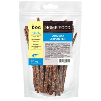 Hoom Food Shrimp Straws Dogs Treats 80g - buy, prices for Vostorg - photo 1