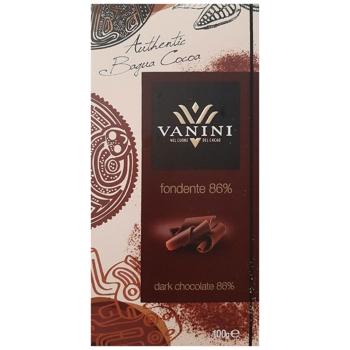 Шоколад чорний Vanini 86% 100г - купити, ціни на Епіцентр FOOD - фото 1