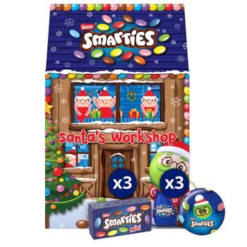 Набір солодощів новорічний Smarties Santa's Workshop 98г - купити, ціни на ULTRAMARKET - фото 5