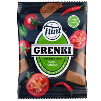 Гренки Flint Grenki ржаные со вкусом томата спайси 100г - купить, цены на - фото 4