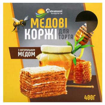 Коржи для торта Домашні Продукти Медовые 400г - купить, цены на Эпицентр FOOD - фото 2