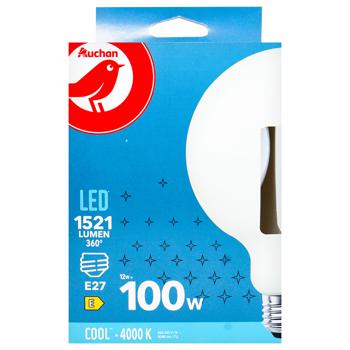 Лампочка Auchan LED G95 E27 100W - купить, цены на - фото 2