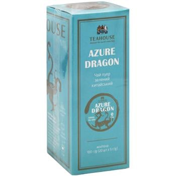 Чай зеленый Teahouse Шэнь Пуэр Лазурный дракон миниточа 5г*20шт - купить, цены на - фото 3