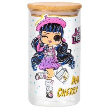 Банка д/збер. L.O.L. скл. з бамб. кришкою 750мл 85006036 - купить, цены на Таврия В - фото 1