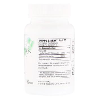 Thorne Research 5-НТР 5-Hydroxytryptophan 100mg 90 capsules - buy, prices for Biotus - photo 2