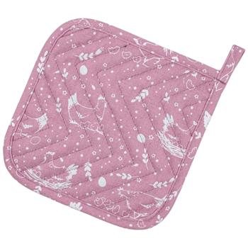 Homeline Chickens Polupanama Potholder 20х20cm Purple