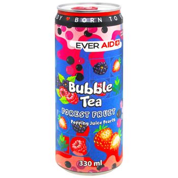 Ever Aid  Bubble Tea Forest Fruit Carbonated Drink 0.33l - buy, prices for COSMOS - photo 1