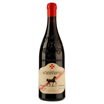 Winiveria Kindzmarauli Red Semisweet Wine 12.5% 0.75l - buy, prices for MegaMarket - photo 1