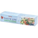 Пакеты Auchan для замораживания 15х25см 1л 25шт