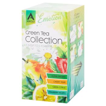 Askold Green Tea Collection Assorted Green Tea 20pcs*1.5g - buy, prices for MegaMarket - photo 1
