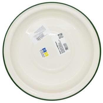 Idilia Plain Dish with Colored Rim in Assortment 1.5l