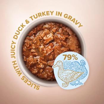 Club 4 Paws Premium Selection Wet Food with Duck and Turkey for Adult Dogs of Small Breeds 85g - buy, prices for Vostorg - photo 5