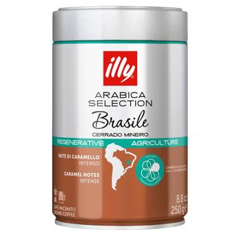 illy Brasil Ground Coffee 250g