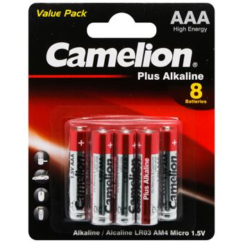 Camelion Plus Alkaline AAА Batteries 8pcs