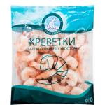 Креветки Polar Seafood чищені з хвостом варено-морожені 31/40 500г