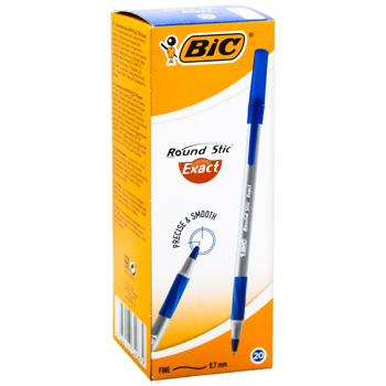 BIC Round Stic Exact Blue Ballpoint Pen 20pcs - buy, prices for - photo 3