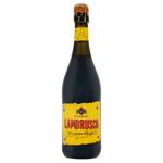 Вино ігристе Sizarini Lambrusco червоне напівсолодке 8% 0,75л